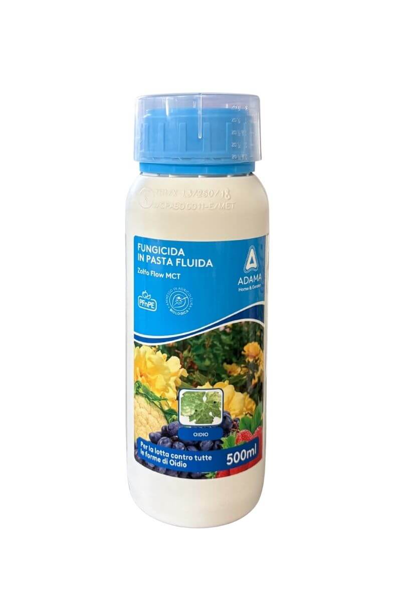 Zolfo Flow MCT ADAMA Fungicida PFnPE in Pasta Fluida contro Oidio 500 ml