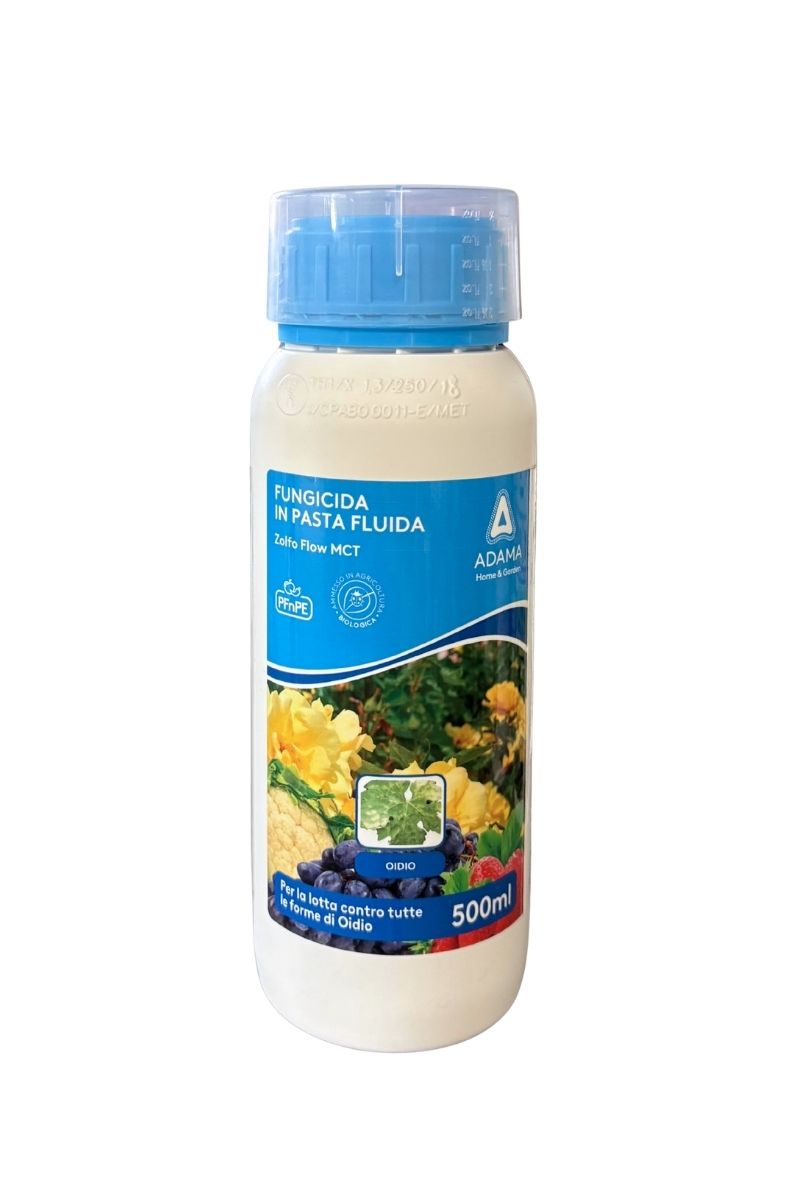 Zolfo Flow MCT ADAMA Fungicida PFnPE in Pasta Fluida contro Oidio 500 ml