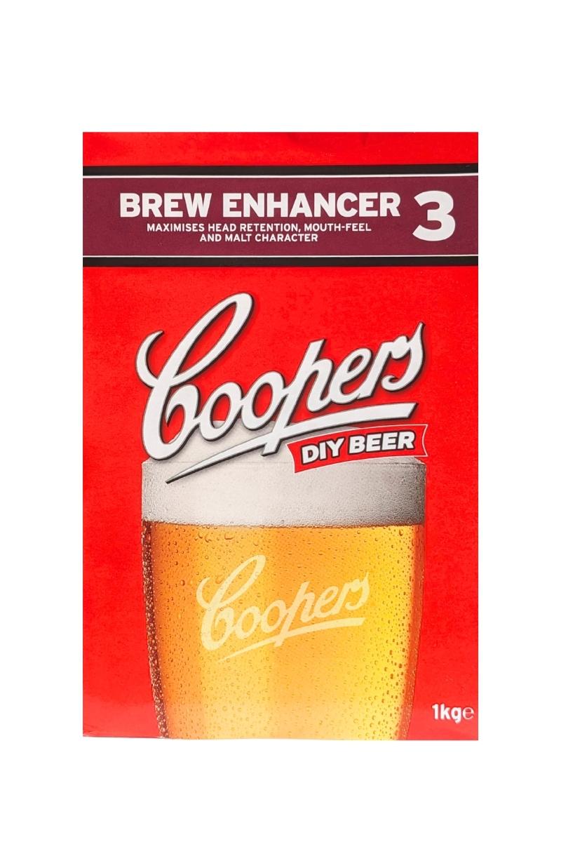 Coopers Brew Enhancer 3 da 1 kg: Intensificatore birra ricca, corposa e luppolata, aumenta corpo, gusto e schiuma.