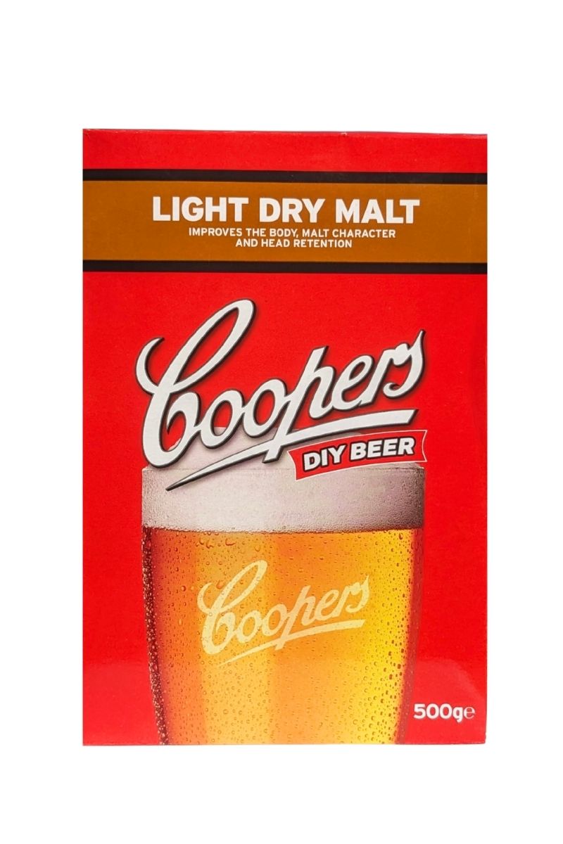 Coopers Light Dry Malt 500 g – Malto secco per birra corposa e maltata, intensificatore di gusto e corpo