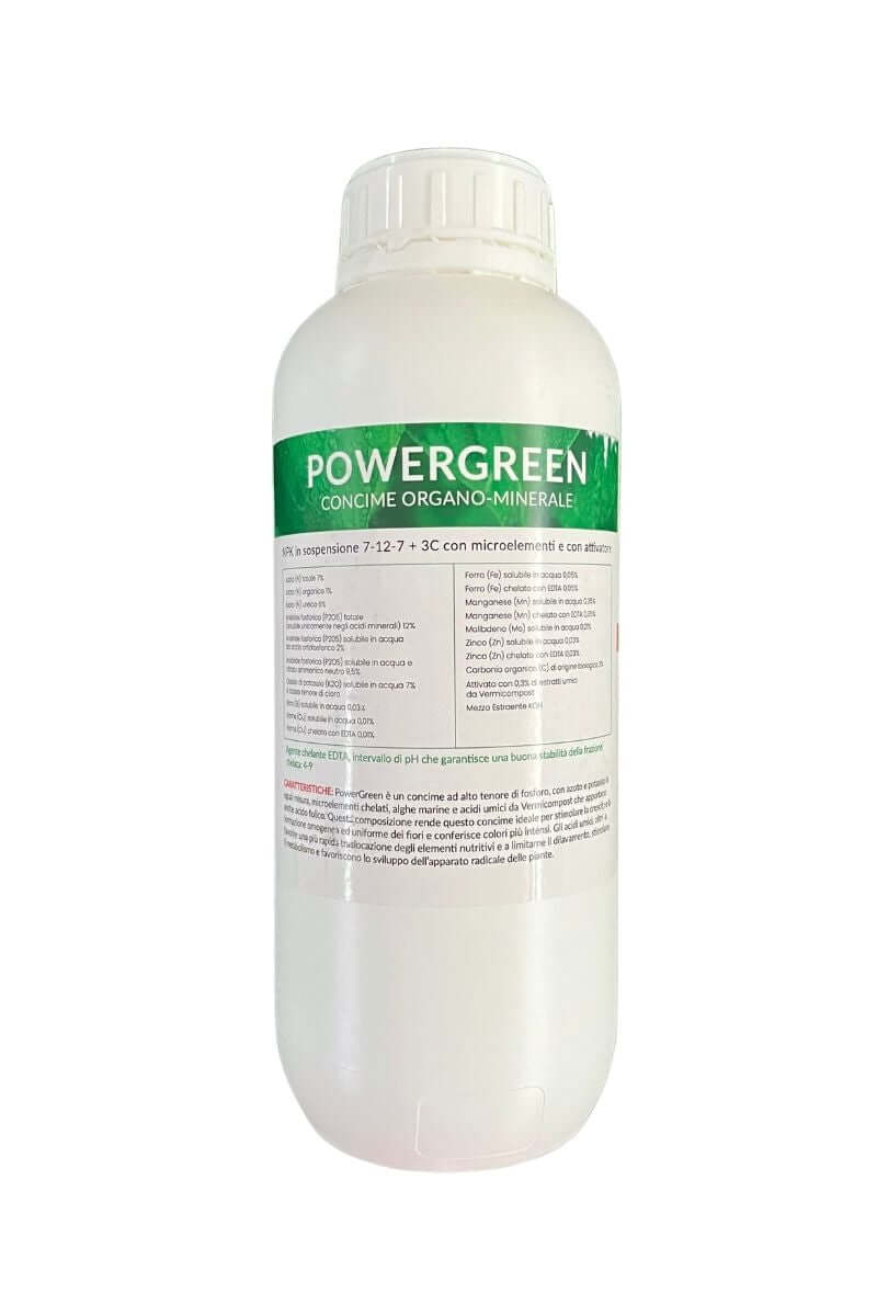 PowerGreen Fertek: concime con fosforo, azoto, potassio e acidi umici per una crescita sana delle piante e colori intensi