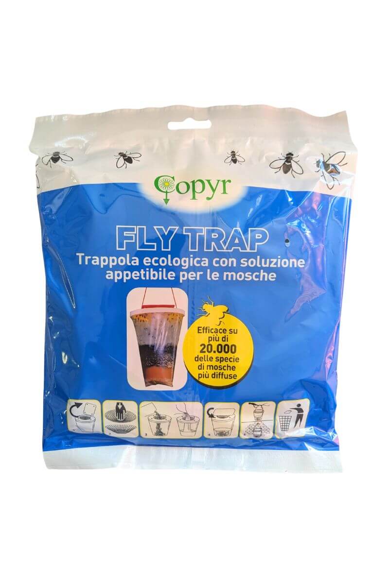 Trappola ecologica per mosche Fly Trap Copyr con soluzione naturale ed efficace