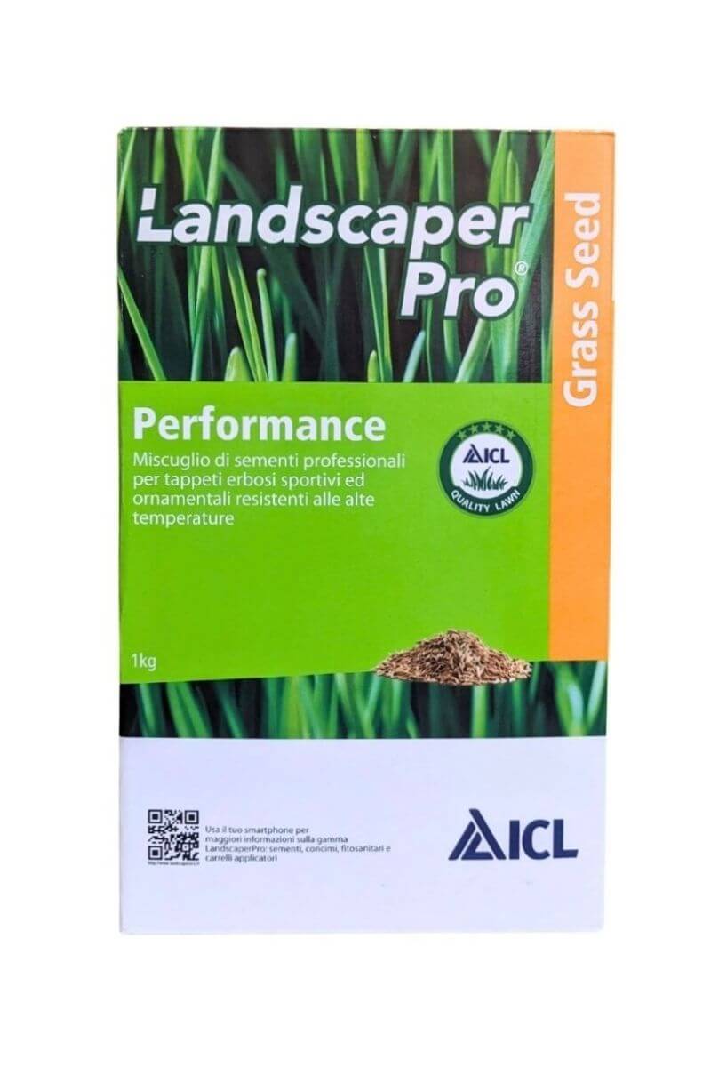 Landscaper Pro Performance ICL 1 kg: sementi per prati ricreativi e ornamentali, resistenti a siccità e calpestio