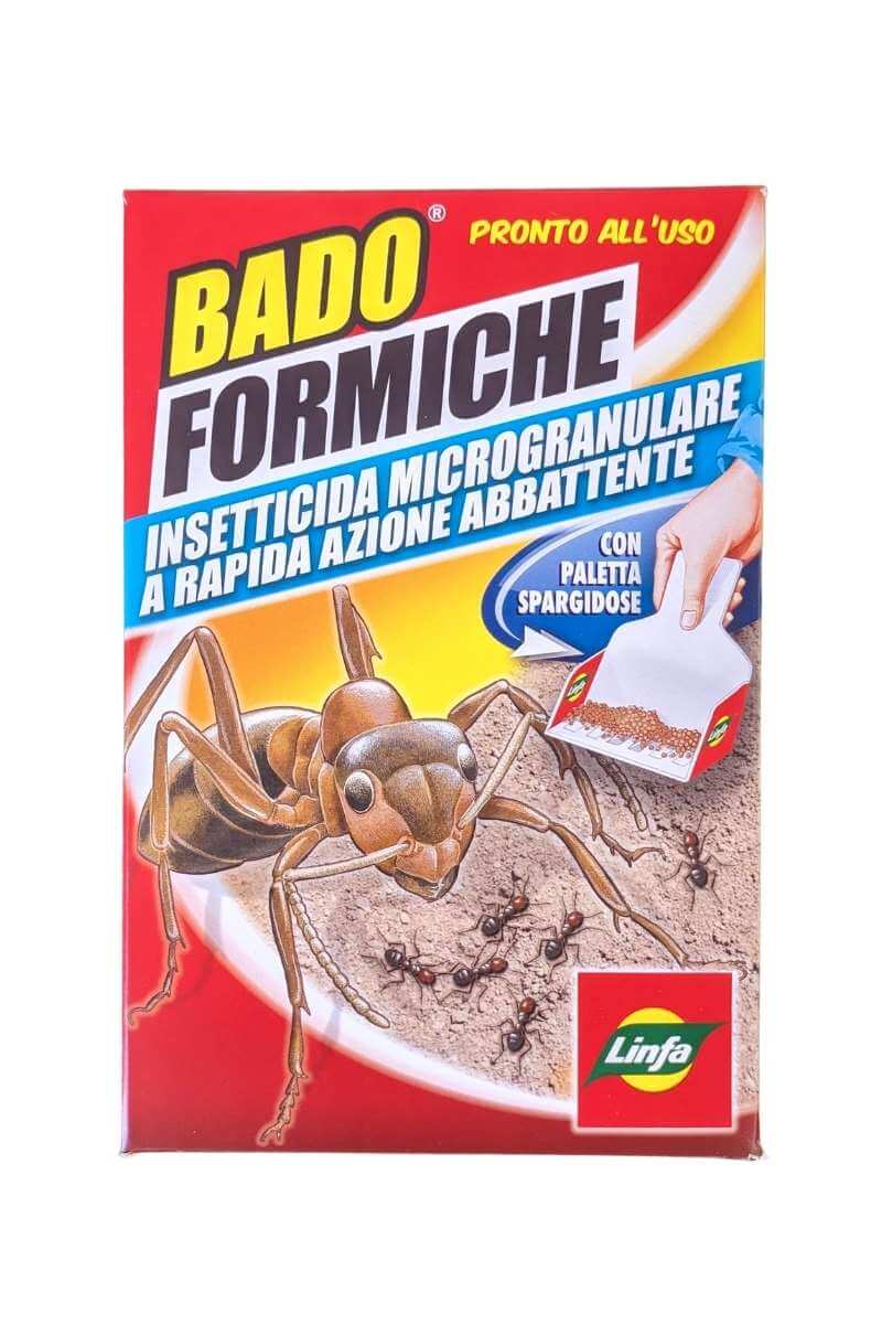 Bado Formiche Linfa: Insetticida in Microgranuli per Disinfestazione delle Formiche in Ambienti Interni ed Esterni