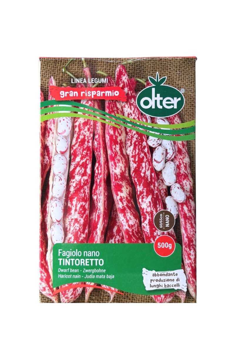 Fagiolo Borlotto Nano Tintoretto Semi Olter 500 g