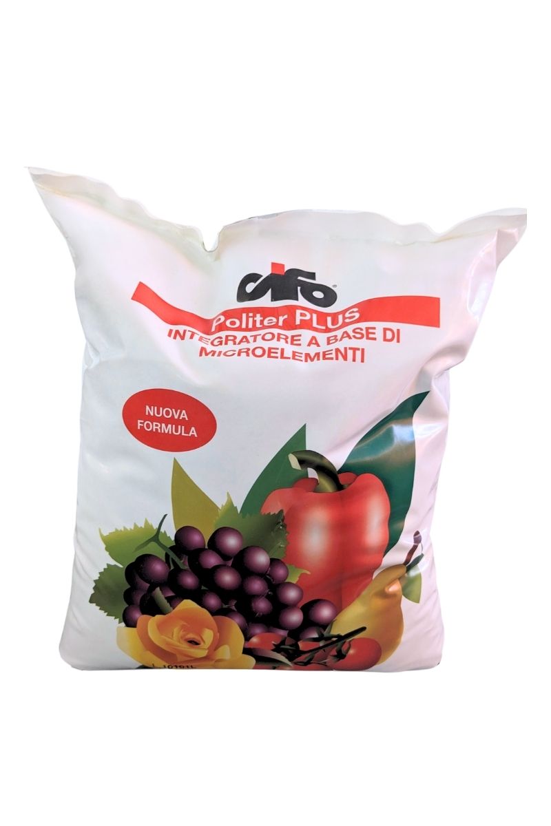 Politer Plus Cifo: Integratore con Microelementi per Prevenire le Carenze Nutrizionali delle Piante (5 kg)