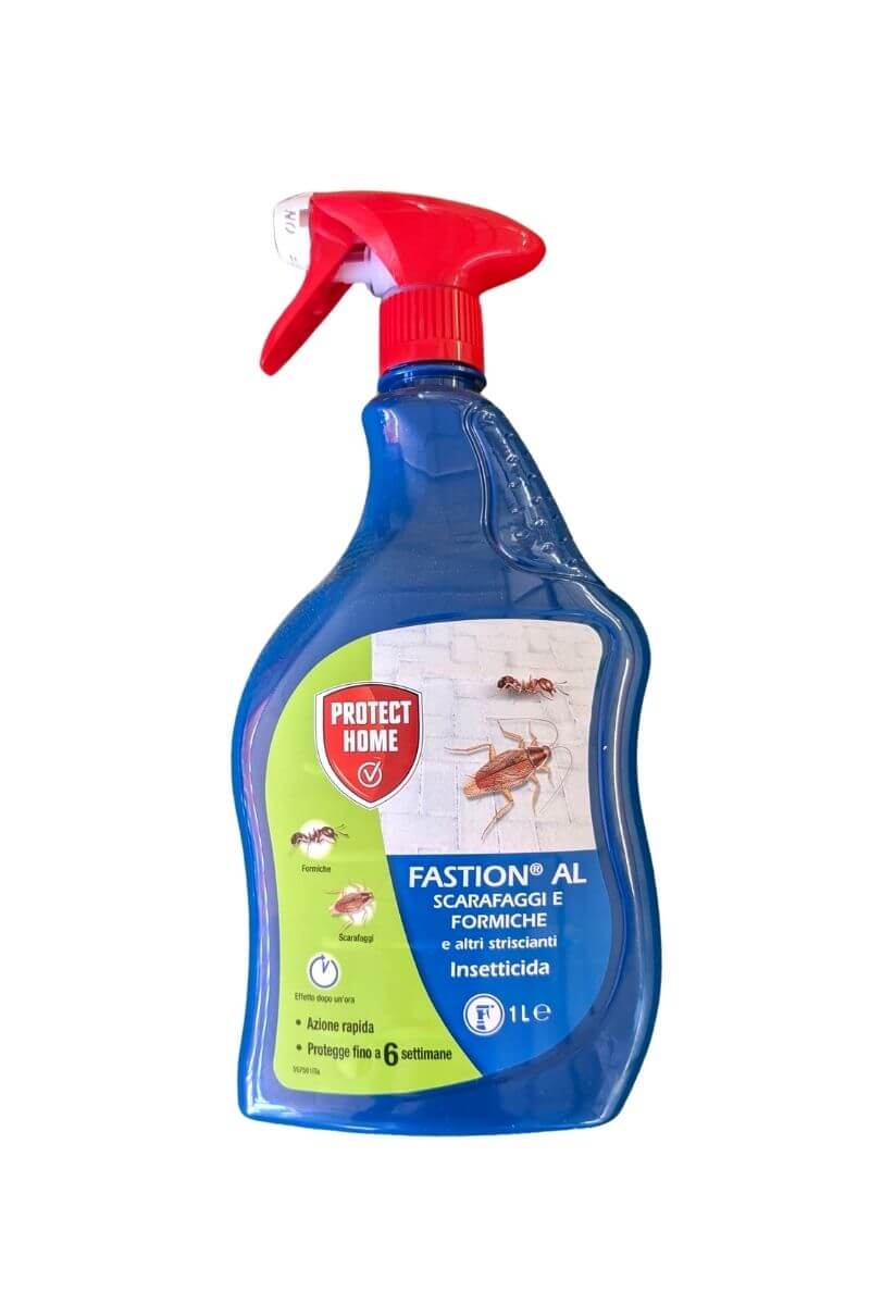 Fastion AL Protect Home: insetticida spray per scarafaggi, formiche, pulci e altri insetti, efficace per interni ed esterni