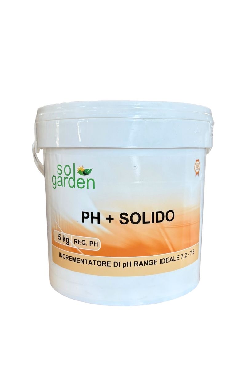 Sol Garden pH + Solido 5 kg correttore di pH granulare per piscina