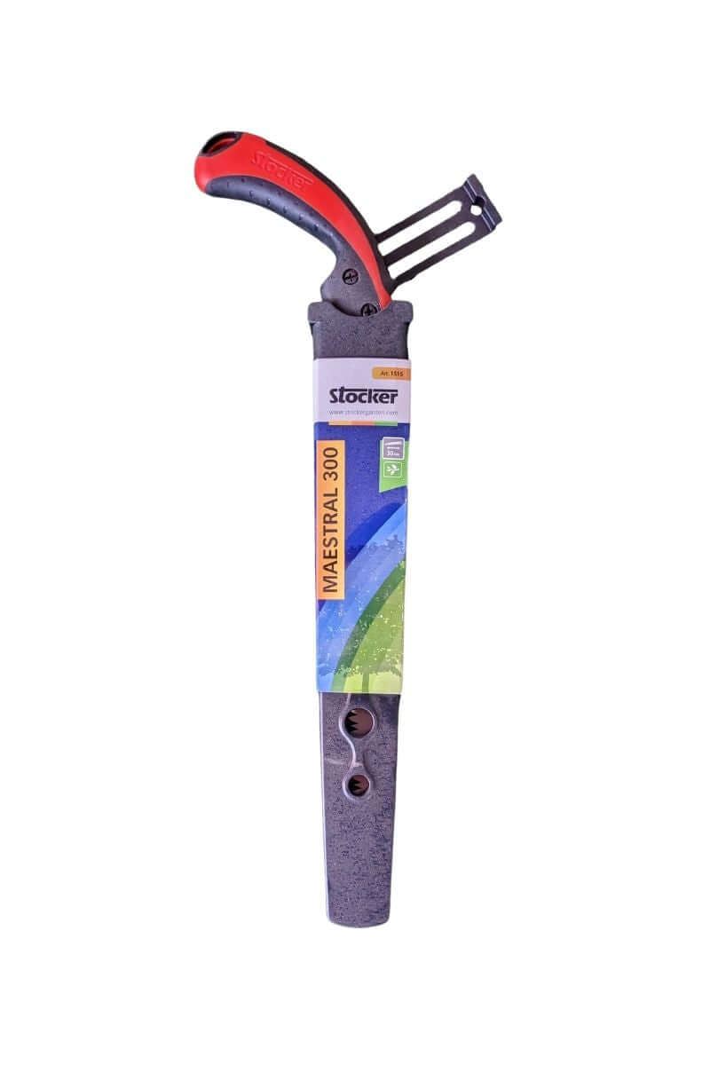 Maestral 300 Stocker Garden: seghetto fisso a lama dritta in acciaio 30 cm, con manico gommato e impugnatura ergonomica