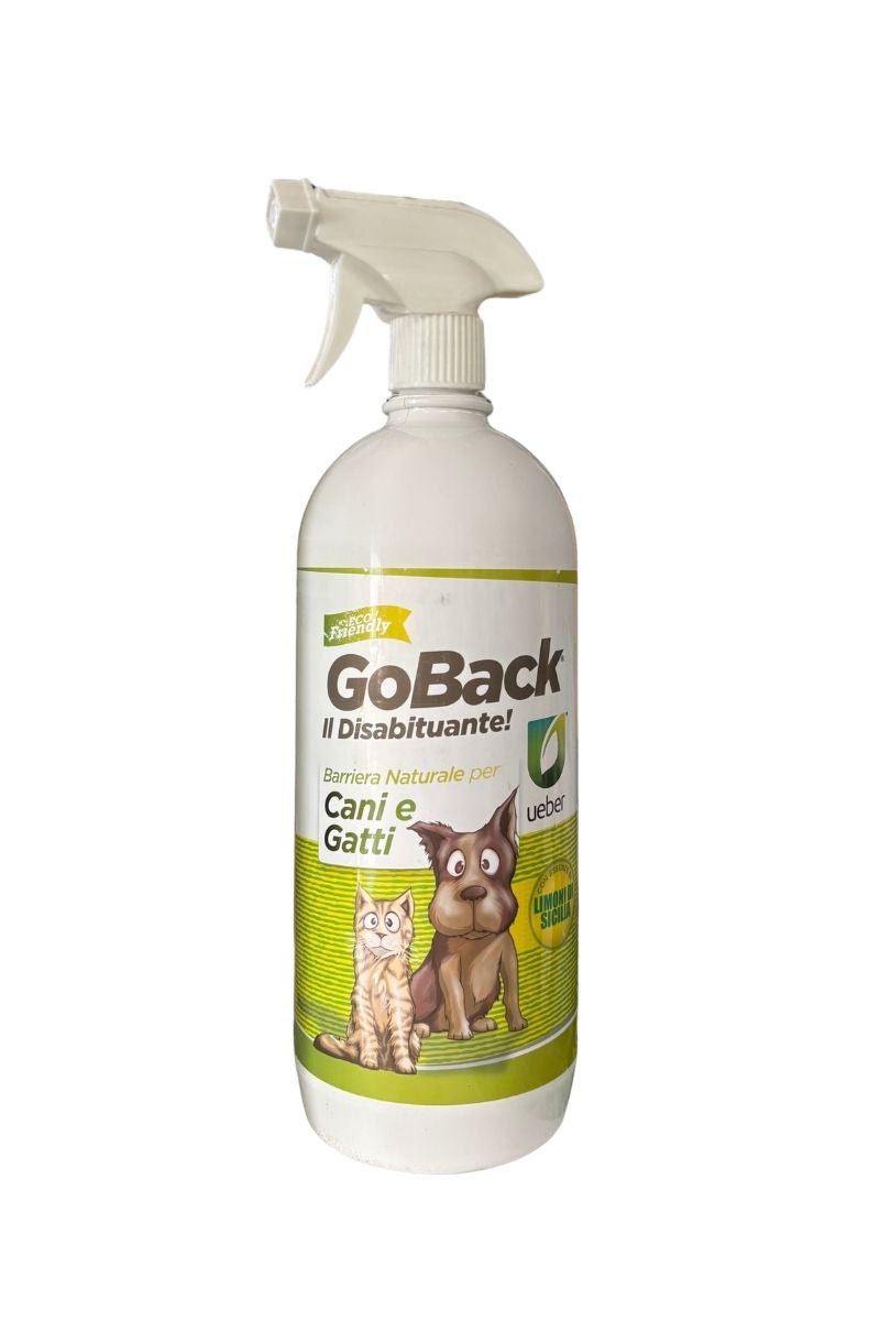 Disabituante per cani e gatti Go Back essenza di limoni 750 ml pronto all'uso