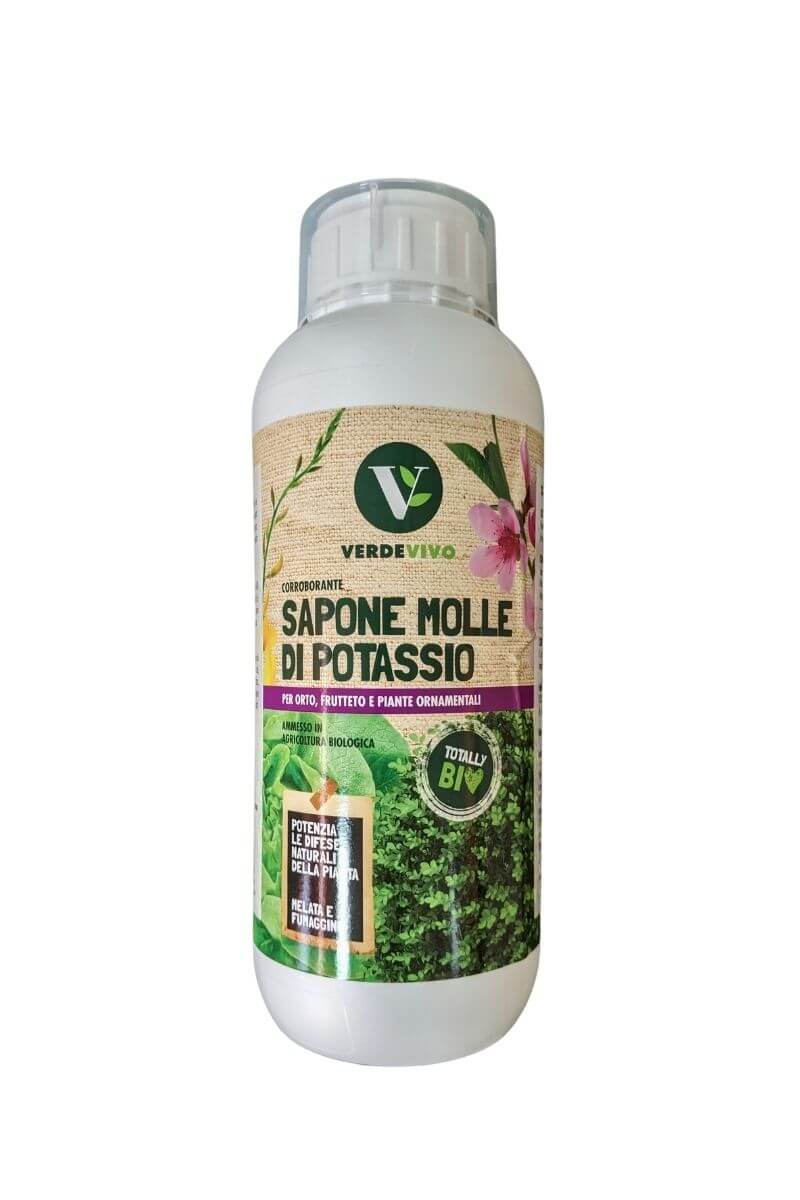 Sapone Molle di Potassio Biologico VerdeVivo: protezione naturale ed efficace contro insetti e parassiti