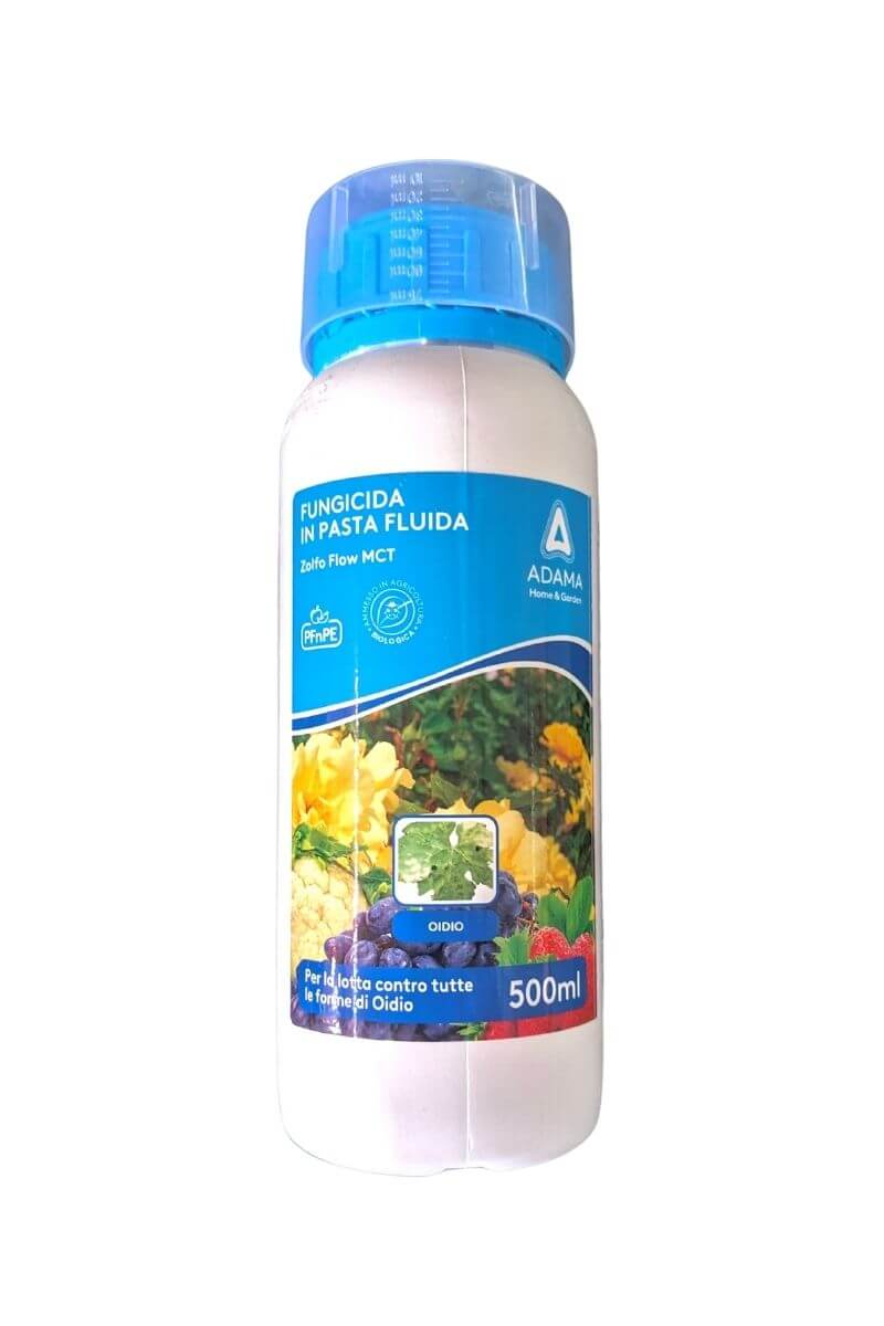 Zolfo Flow MCT ADAMA Fungicida in Pasta Fluida contro Oidio - Protezione Duratura per Piante e Colture