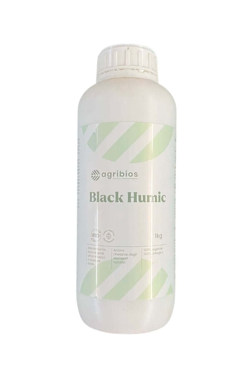 Black Humic Agribios: Concime biologico con acidi umici e fulvici per la crescita delle piante e la qualità del terreno