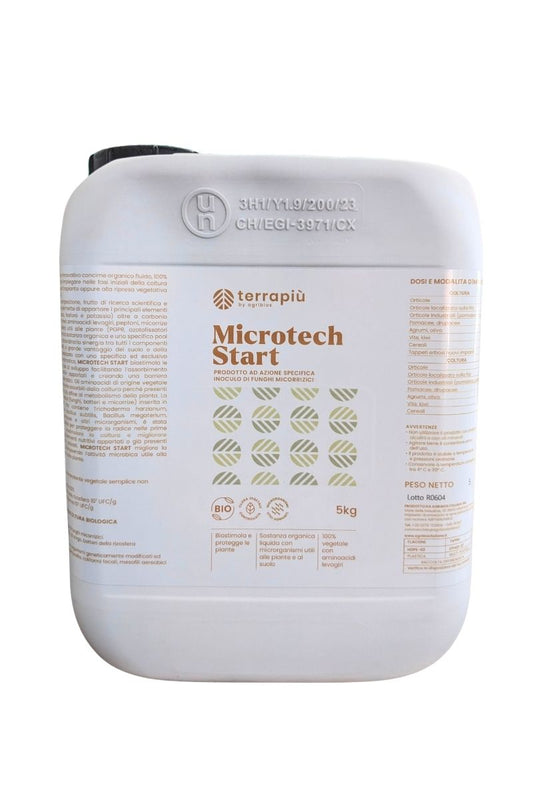 Microtech Start Agribios 5 kg – biostimolante vegetale con Trichoderma e micorrize per protezione delle radici e crescita delle piante