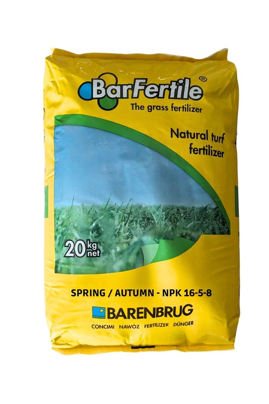 Barenbrug Spring / Autumn 16-5-8 20 kg: concime prato per nutrizione primaverile e autunnale. Migliora colore e crescita