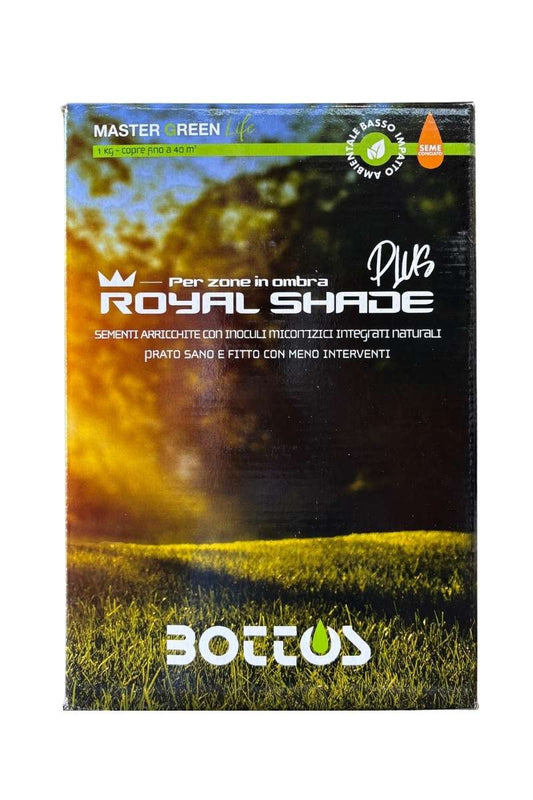 Bottos Royal Shade Plus sementi con micorrize per prato in ombra 1 kg