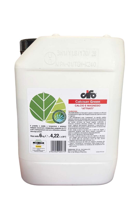 Prodotto Cifo Calcisan Green per carenze di calcio e magnesio nelle piante 6 kg
