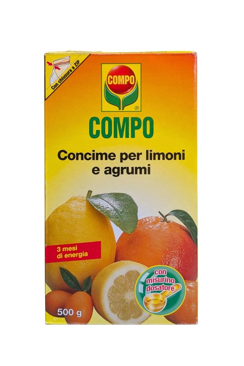 COMPO Concime a lenta cessione per agrumi, limoni e aranci 500 g