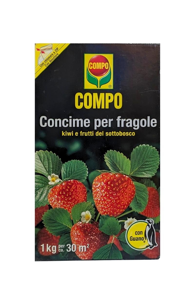 COMPO Concime con Guano 1 kg per fragole, lamponi, mirtilli e altri piccoli frutti di bosco