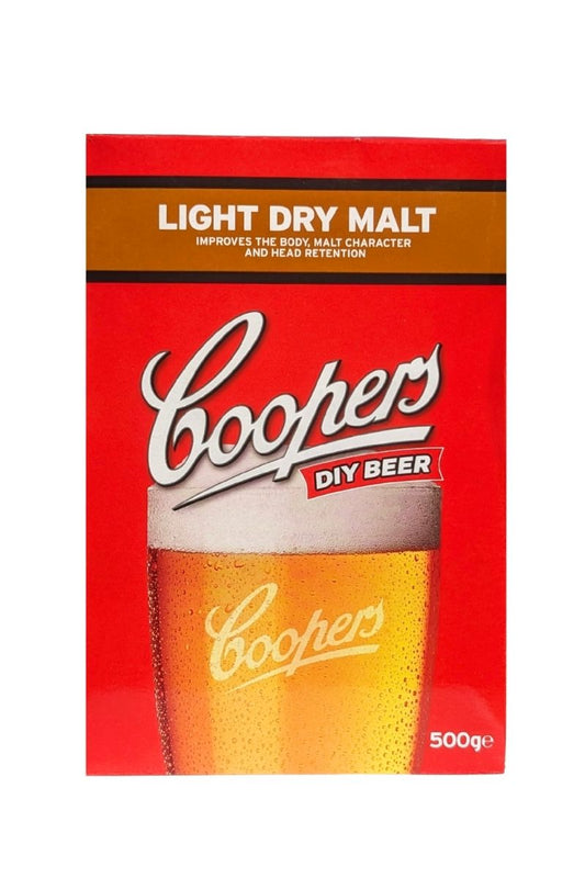 Coopers Light Dry Malt 500 g – Malto secco per birra corposa e maltata, intensificatore di gusto e corpo