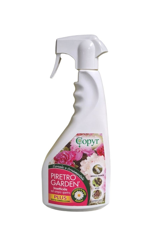 Piretro Garden Plus Copyr insetticida naturale pronto uso per piante contro Afidi, Mosca Bianca. Flacone spray 750 ml