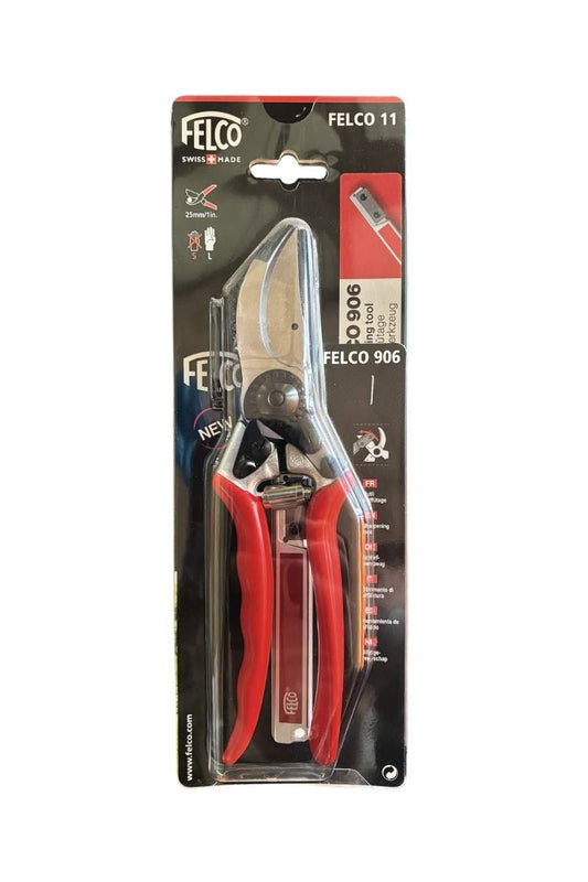 Forbici FELCO 11 da 21 cm, leggere ed ergonomiche, ideali per tagli precisi di rami, siepi e arbusti.
