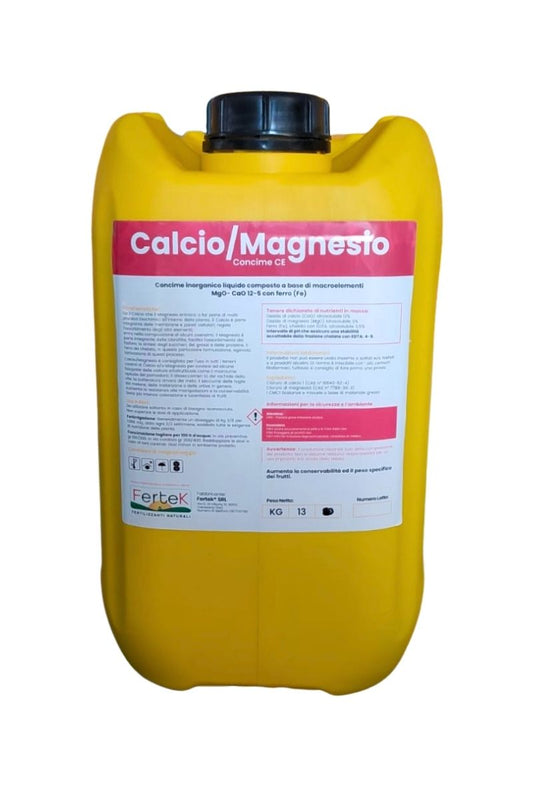 Fertek Calcio e Magnesio: concime 13 kg per correggere carenze in ortaggi e frutteti