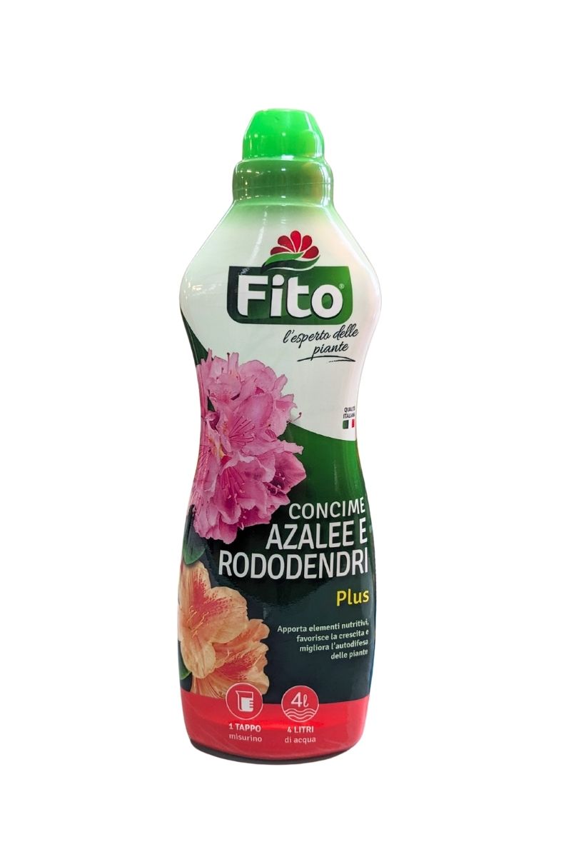 Fito Concime liquido Azalee, Rododendri, Camelie e Ortensie per fioriture intense e piante rigogliose, flacone da 1 L