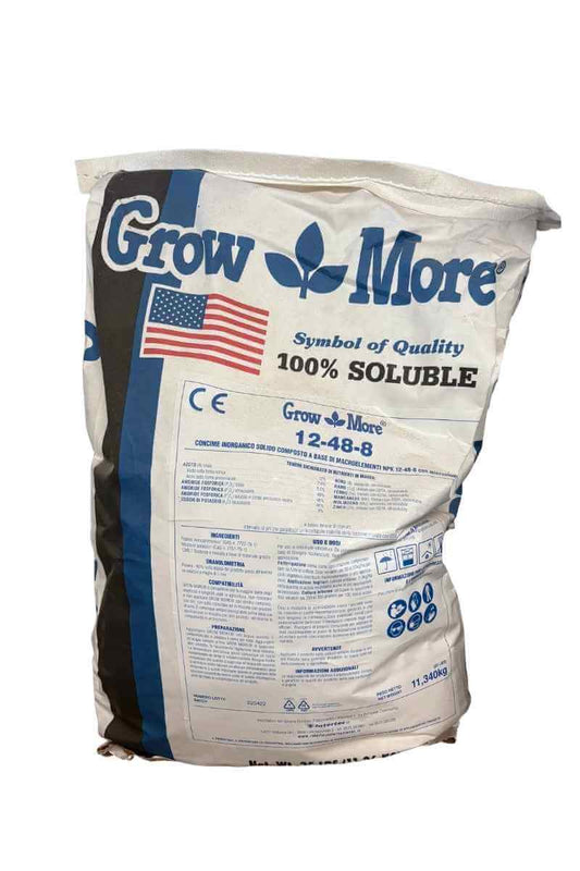 Grow More 12-48-8 Concime NPK Intertec per radici forti e crescita vigorosa 25 lbs