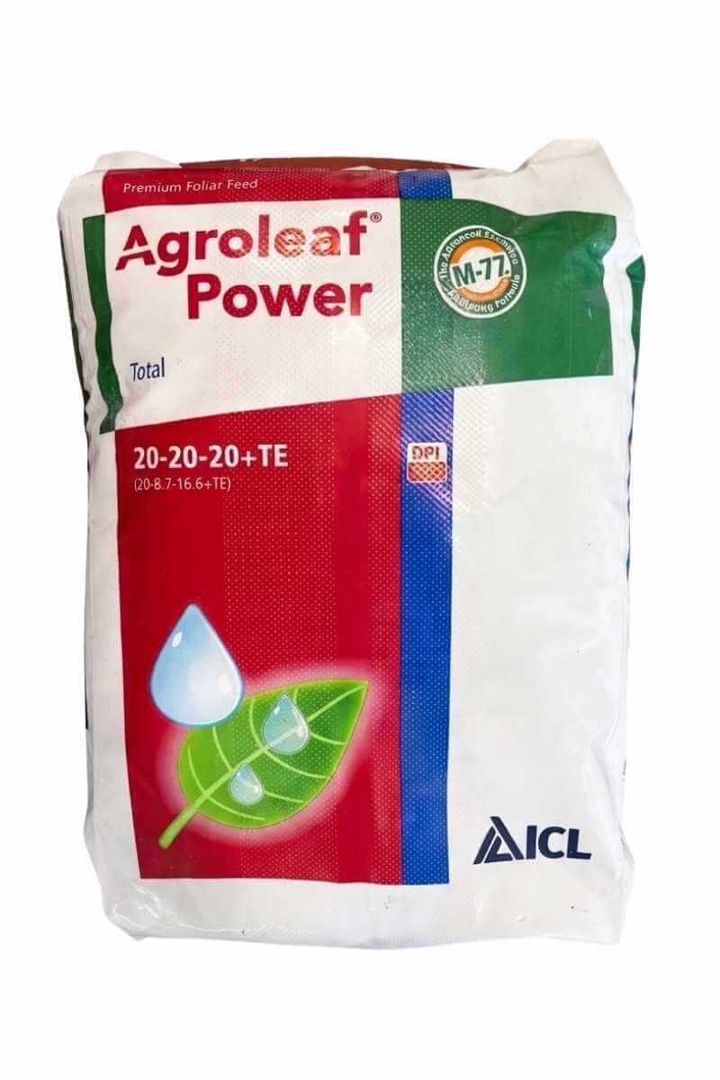 ICL Agroleaf Power Total 20-20-20 + TE concime fogliare bilanciato 15 kg per sviluppo vegetativo e accrescimento frutti
