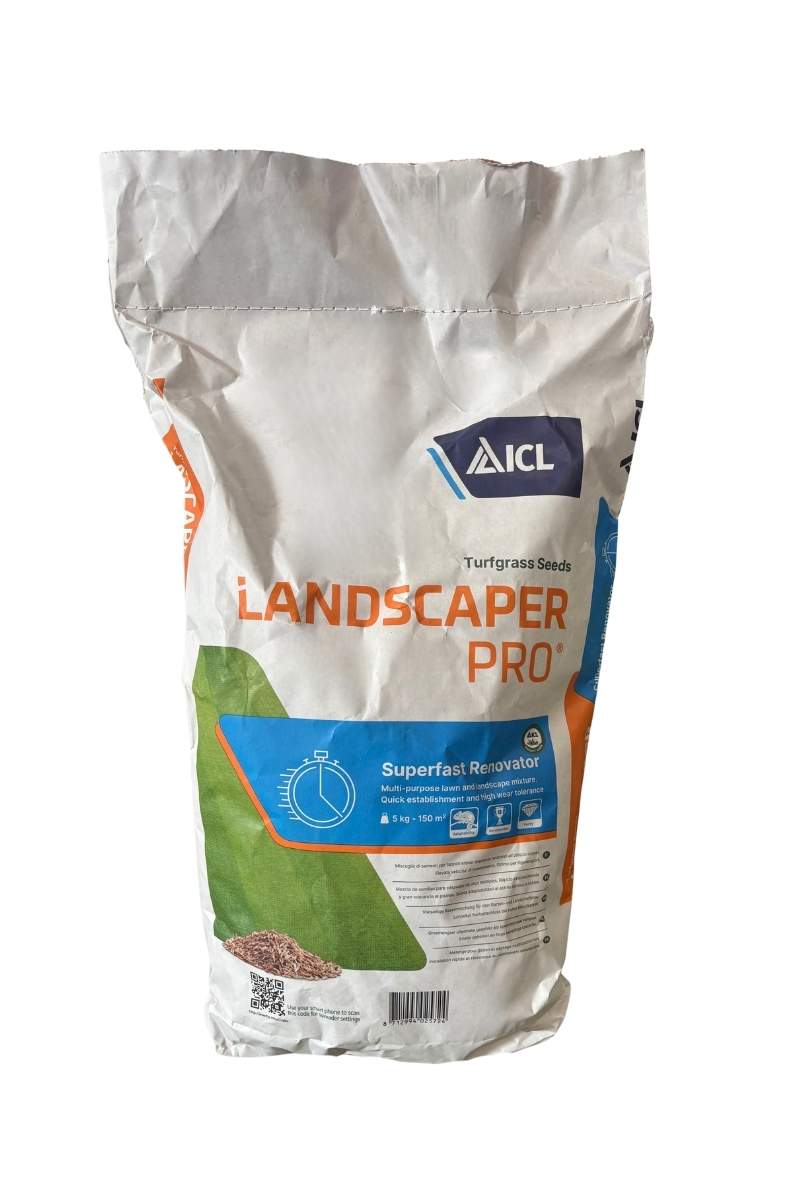 ICL Landscaper Pro Superfast semi prato 100% Lolium perenne per risemina e rigenerazione prato 5 kg