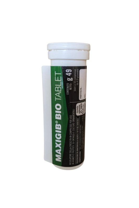 MAXIGIB BIO Intertec regolatore di crescita naturale in compresse per vigneti, ortaggi, frutteti e piante ornamentali