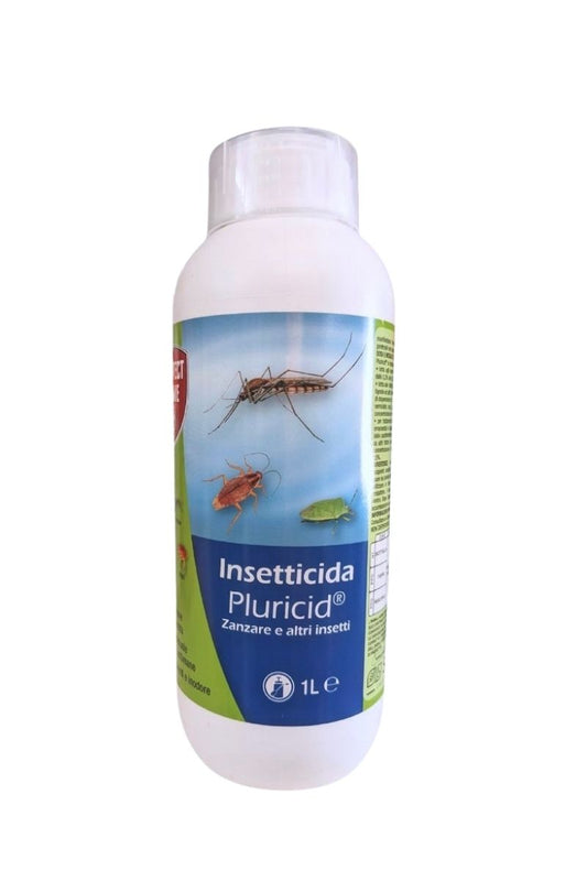 Pluricid Insetticida Protect Home 1 L contro zanzare, scarafaggi e altri insetti, per uso interno ed esterno