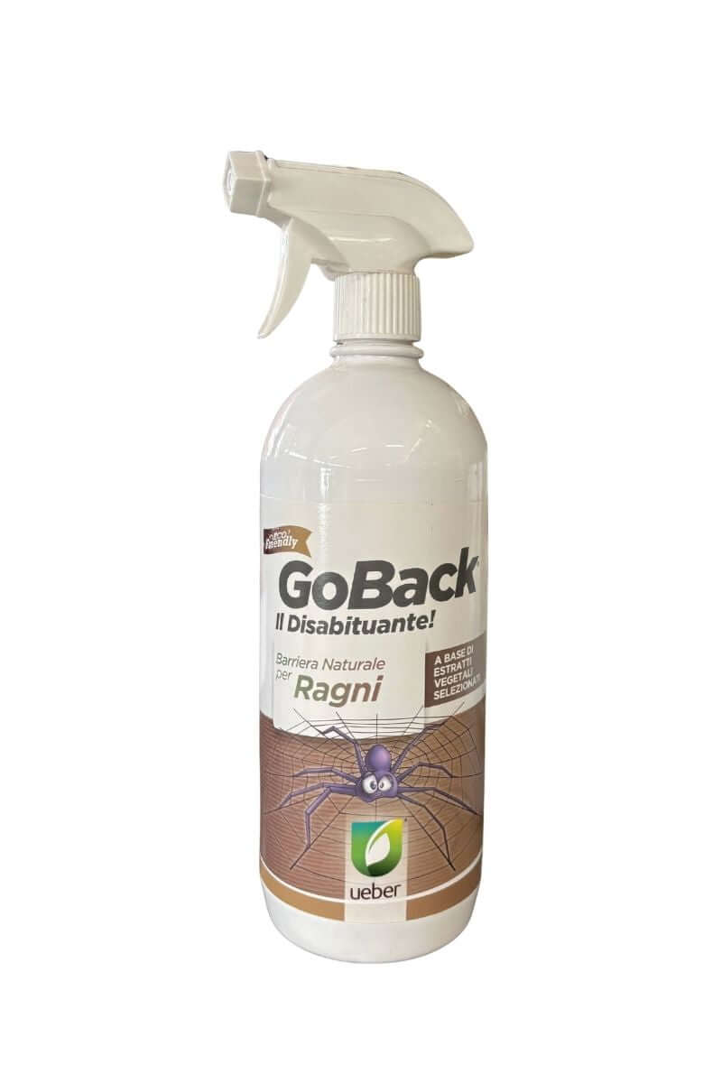 Go Back spray disabituante per ragni, scorpioni e millepiedi 750 ml a base di estratti vegetali